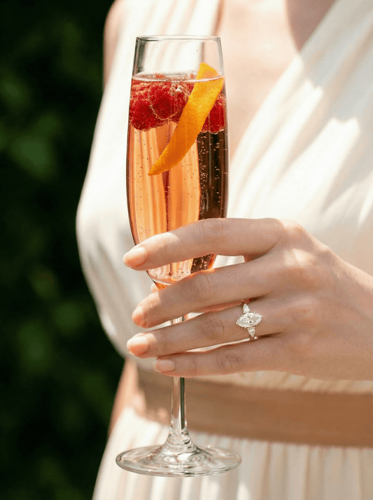 Marquise Trilogy Diamond Engagement Ring - Moissanite Engagement Rings