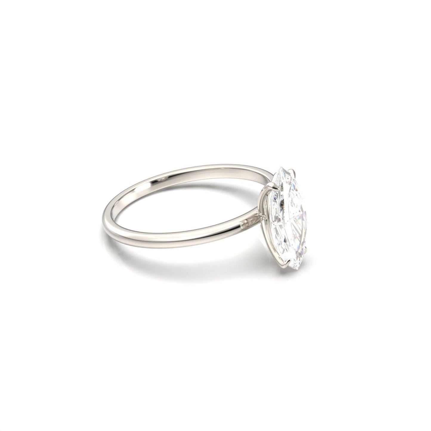 Marquise Diamond Ring | Moissanite Engagement Rings