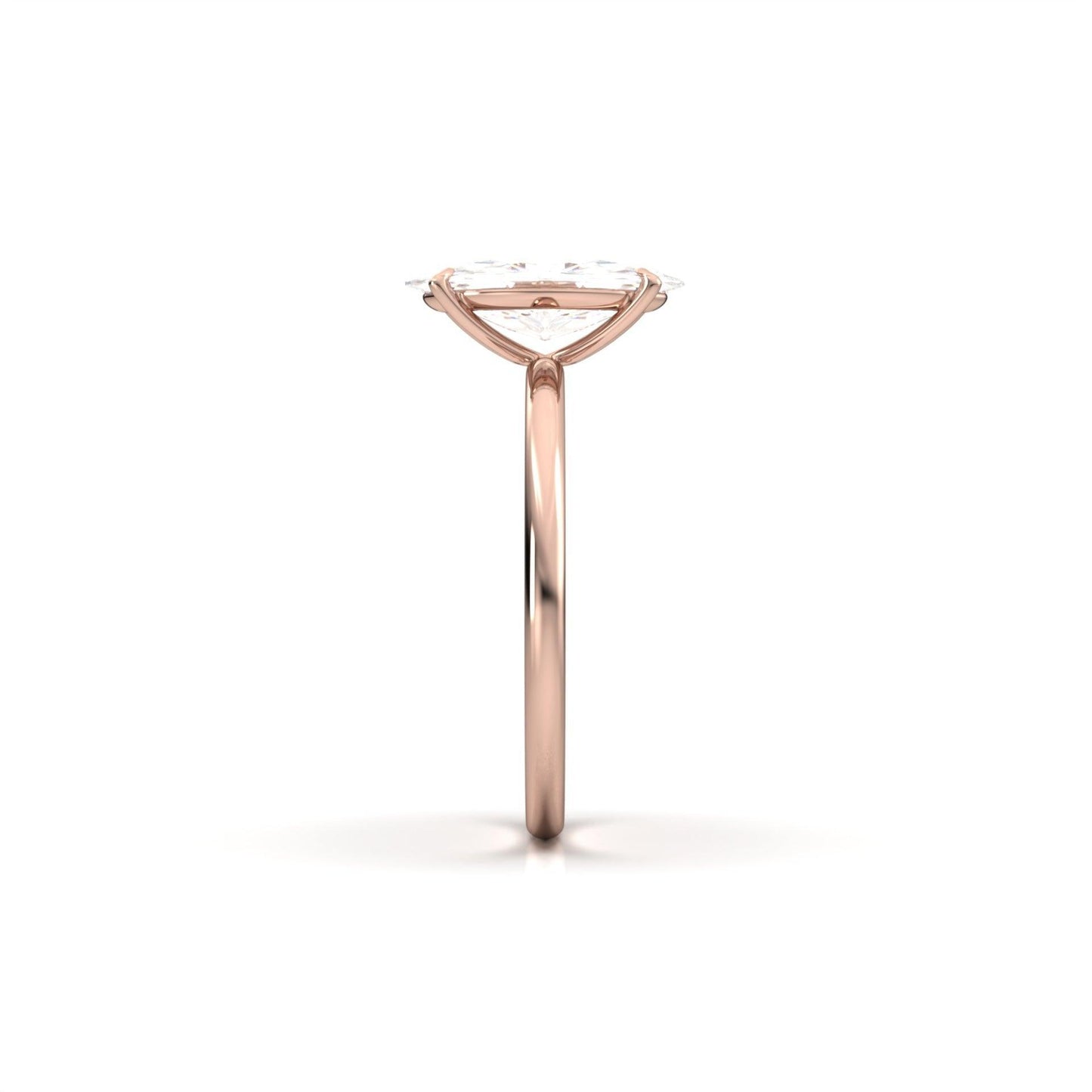 Marquise Diamond Solitaire | Moissanite Engagement Rings