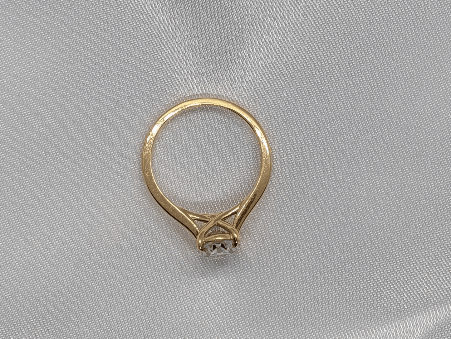 Oval Cathedral Moissanite - Moissanite Engagement Rings