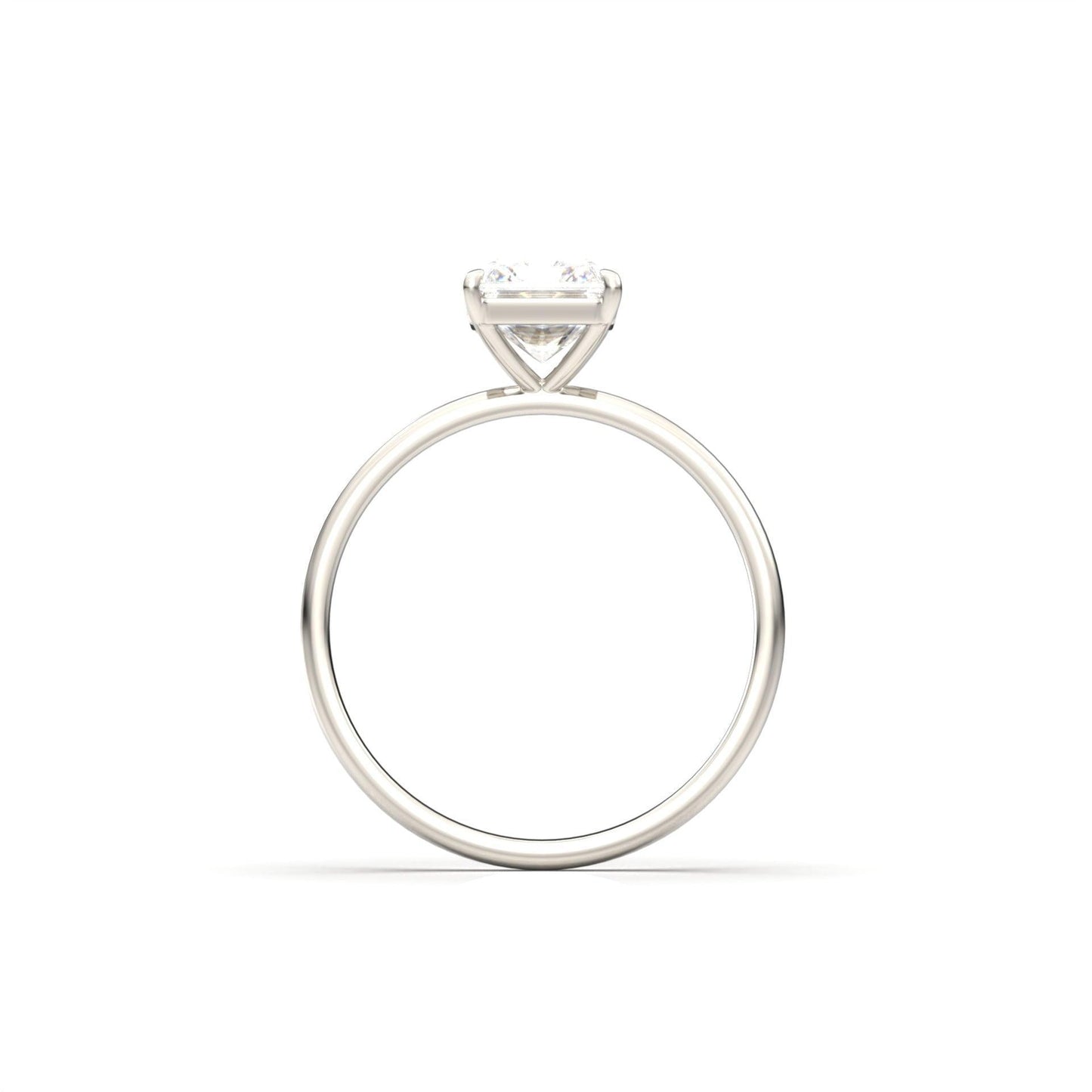 Radiant Solitaire Diamond Engagement Ring | Moissanite Engagement Rings