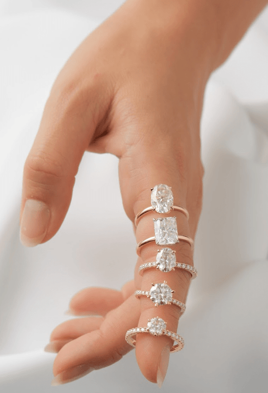 The 4Cs: Carat Weight, Cut, Clarity, and Colour - Moissanite Engagement Rings