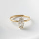 Marquise Solitaire Moissanite Engagement Ring - Moissanite Engagement Rings