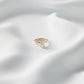 Marquise Hidden Halo Diamond Engagement Ring