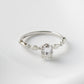 Oval With Accent Stones Diamond Ring
