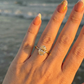 Oval Solitaire Moissanite Engagement Ring