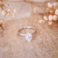 Oval Solitaire Moissanite Engagement Ring