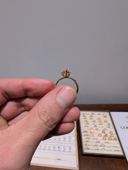 2.5ct Pear Solitaire 14k Yellow Gold