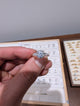 2ct Round Moissanite Pear Trilogy Platinum