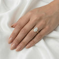 Oval Cathedral Moissanite