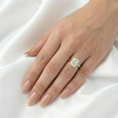 Stella — Radiant Solitaire Moissanite Engagement Ring