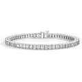 Moissanite Bracelet Round Cut