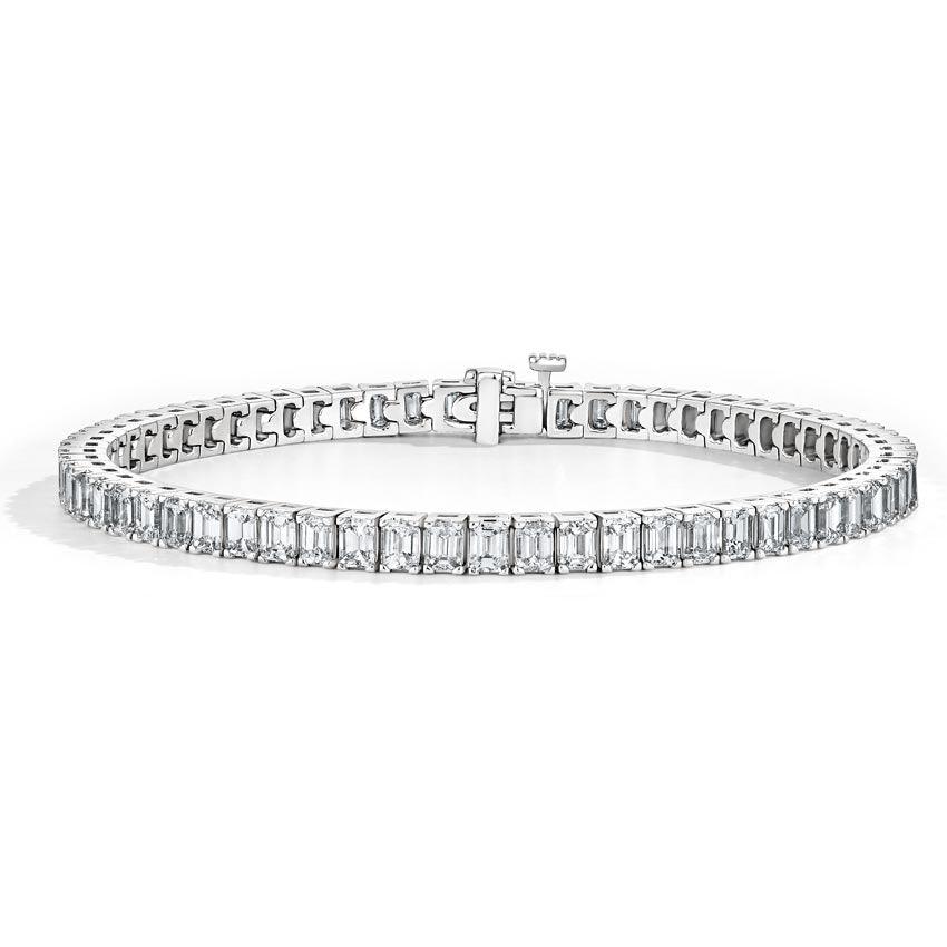 Moissanite Bracelet Round Cut - Moissanite Engagement Rings