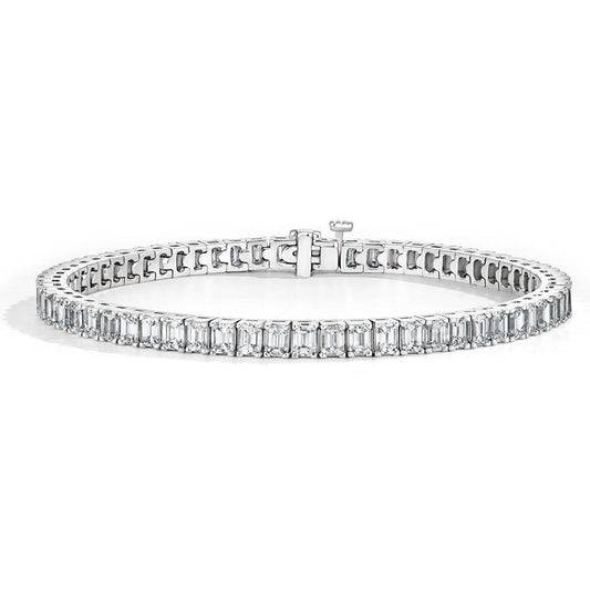 Moissanite Bracelet Round Cut - Moissanite Engagement Rings