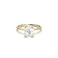 Elongated Cushion Cut Solitaire 4 Claw With Hidden Halo - moissaniteengagementrings