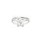 Elongated Cushion Cut Solitaire 4 Claw With Hidden Halo - moissaniteengagementrings