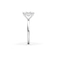 Elongated Cushion Hidden Halo Diamond Engagement Ring - Moissanite Engagement Rings