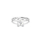 Elongated Cushion Hidden Halo Moissanite Engagement Ring - Moissanite Engagement Rings