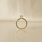 Elongated Cushion Hidden Halo Moissanite Engagement Ring - Moissanite Engagement Rings