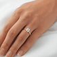 Elongated Cushion Hidden Halo Moissanite Engagement Ring - Ready To Ship - Moissanite Engagement Rings