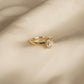 Elongated Cushion Hidden Halo Moissanite Engagement Ring - Ready To Ship - Moissanite Engagement Rings