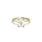 Elongated Cushion Solitaire Moissanite Engagement Ring - Moissanite Engagement Rings