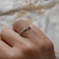 Emerald Diamond Wedding Band - Moissanite Engagement Rings