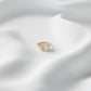 Emerald Trilogy Diamond Engagement Ring - Moissanite Engagement Rings