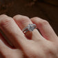 Full Pavè Diamond Wedding Band - Moissanite Engagement Rings