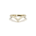 Full Pavè With Peak Diamond Wedding Band