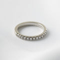 Half Pavè Diamond Wedding Band