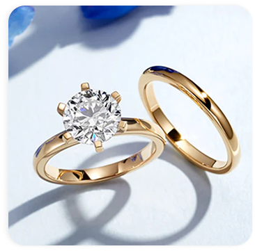 Engagement ring showcase