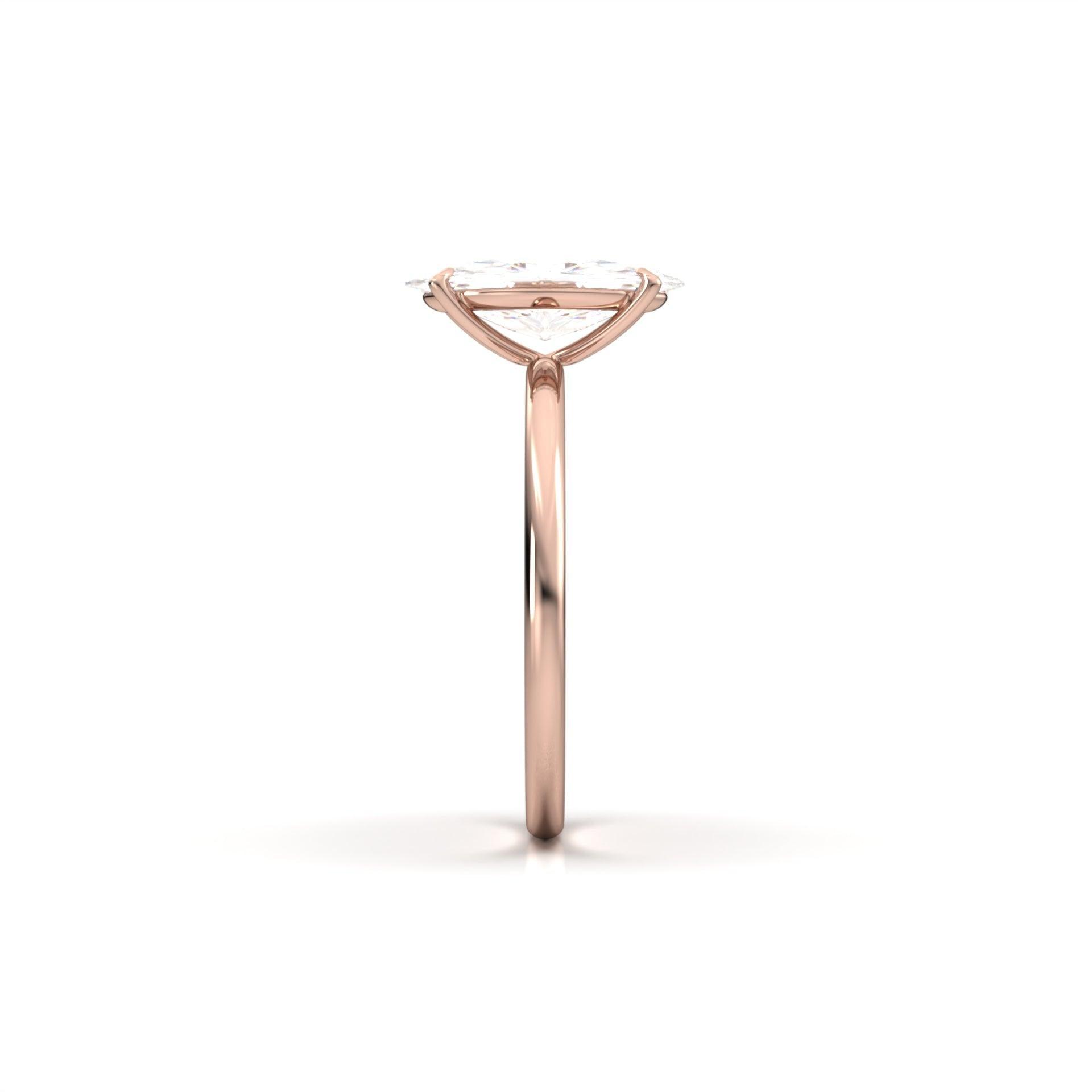 Marquise Diamond Solitaire | Moissanite Engagement Rings