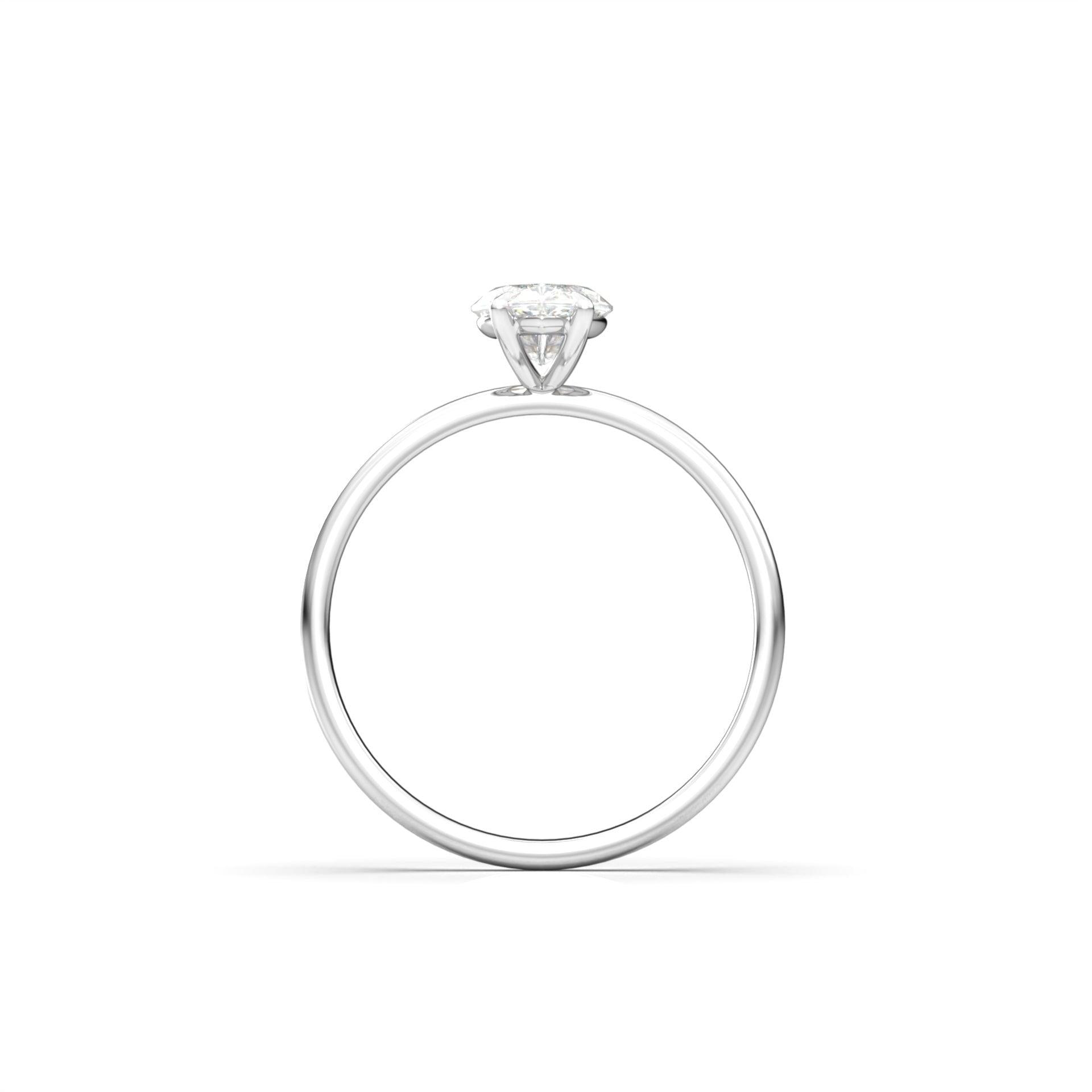 Marquise Solitaire 14K Yellow Gold Ready to Buy Moissanite Engagement Ring - moissaniteengagementrings