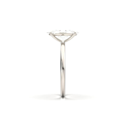 Marquise Solitaire Diamond Engagement Ring - Moissanite Engagement Rings