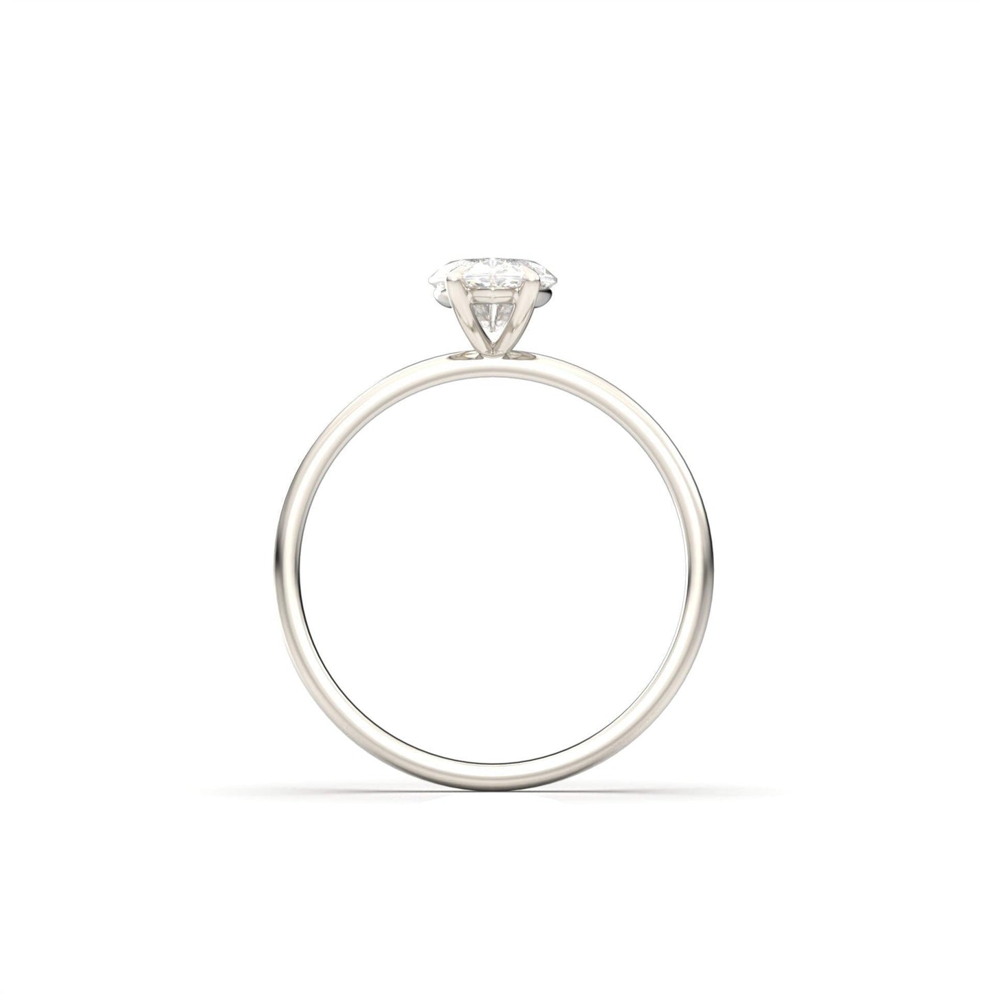 Marquise Solitaire Diamond Ring - Moissanite Engagement Rings