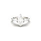 Marquise Trilogy Moissanite Engagement Ring - Moissanite Engagement Rings