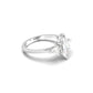 Marquise Trilogy Moissanite Engagement Ring - Moissanite Engagement Rings