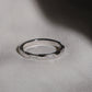 Mini Emerald Diamond Wedding Band - Moissanite Engagement Rings