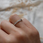 Mini Emerald Moissanite Wedding Band - Ready To Ship - Moissanite Engagement Rings