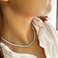 Moissanite, 14K White Gold, Necklace | Moissanite Engagement Rings