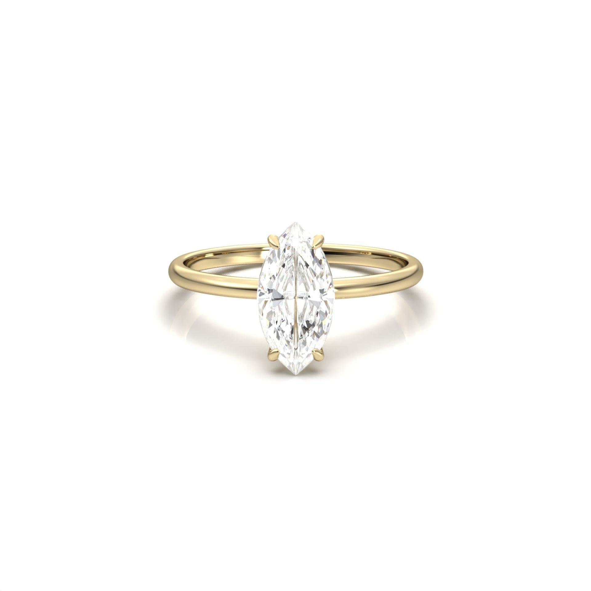 Moissanite Rings Marquise | Moissanite Engagement Ring