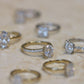Oval 4 Claw Full Pavè With Hidden Halo Moissanite Engagement Ring - moissaniteengagementrings