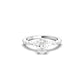 Oval Accent Stones Diamond Engagement Ring - Moissanite Engagement Rings