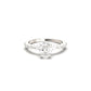 Oval Accent Stones Diamond Engagement Ring - Moissanite Engagement Rings