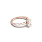 Oval Accent Stones Diamond Engagement Ring - Moissanite Engagement Rings