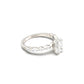 Oval Accent Stones Diamond Engagement Ring - Moissanite Engagement Rings