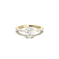 Oval Accent Stones Diamond Engagement Ring - Moissanite Engagement Rings
