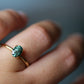 Oval Emerald Solitaire Moissanite Engagement Ring - moissaniteengagementrings