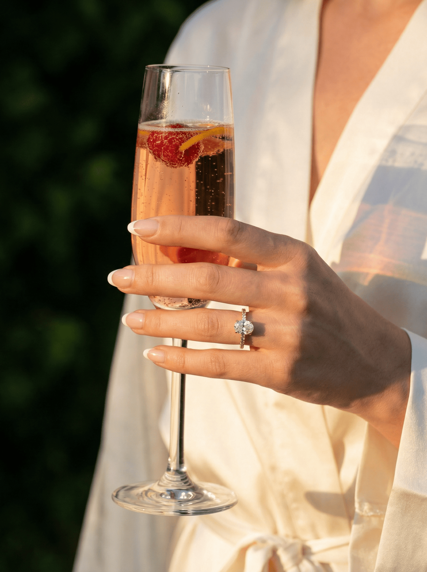 Oval Full Pavé Moissanite Engagement Ring - Moissanite Engagement Rings